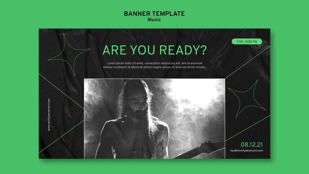 バーチャルコンサートバナーテンプレート