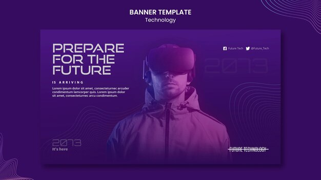 virtual reality banner template