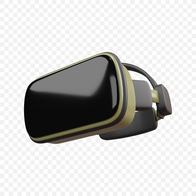 Virtual reality VR headset icon Isolated 3d render illustration