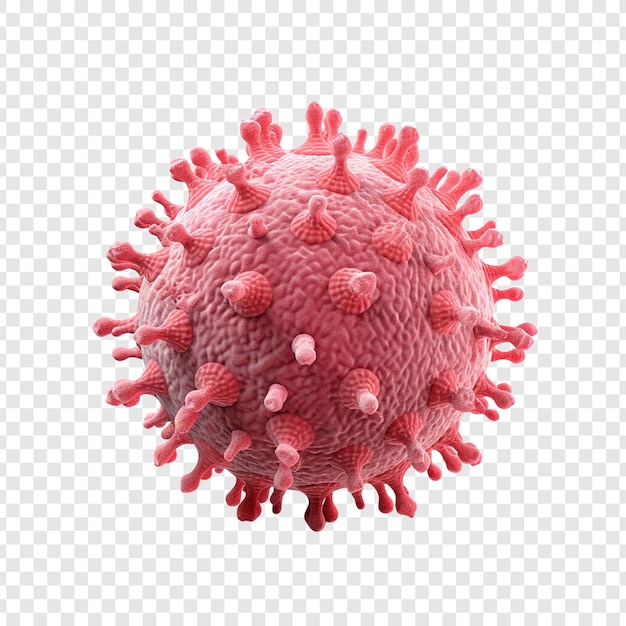 Virus isolated on transparent background