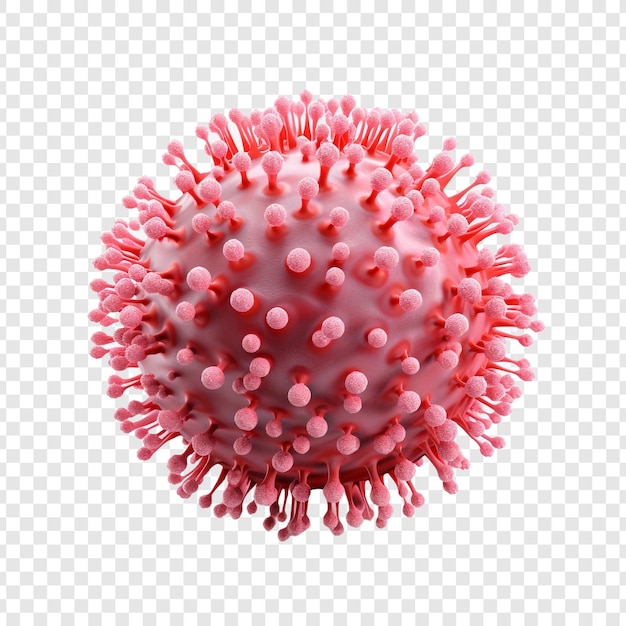 Virus isolated on transparent background