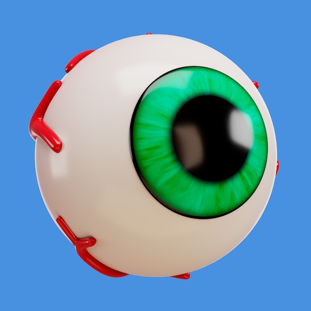 Free PSD visual impairment glass eye icon rendering