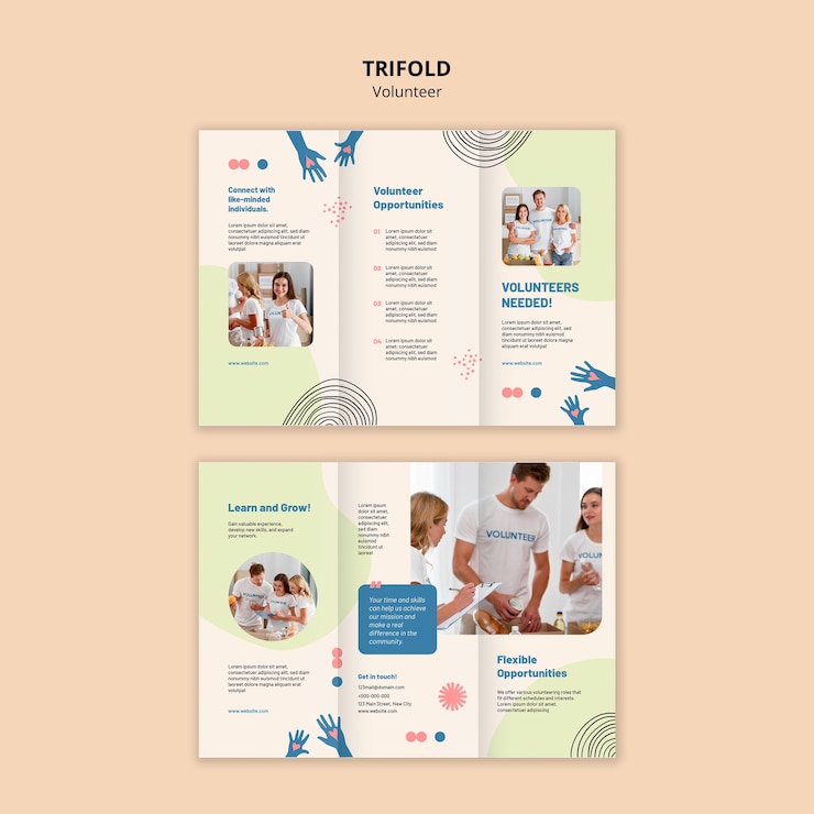Free PSD volunteer community template
