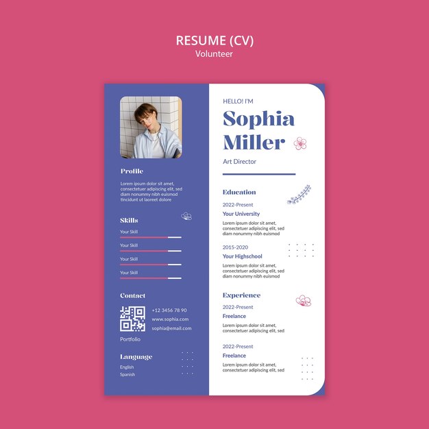 volunteer template design