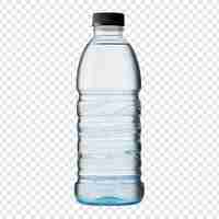 Free PSD water bottle isolated on transparent background