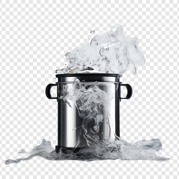 Water cooker isolated on transparent background