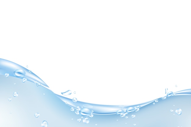水のスプラッシュは隔離されています