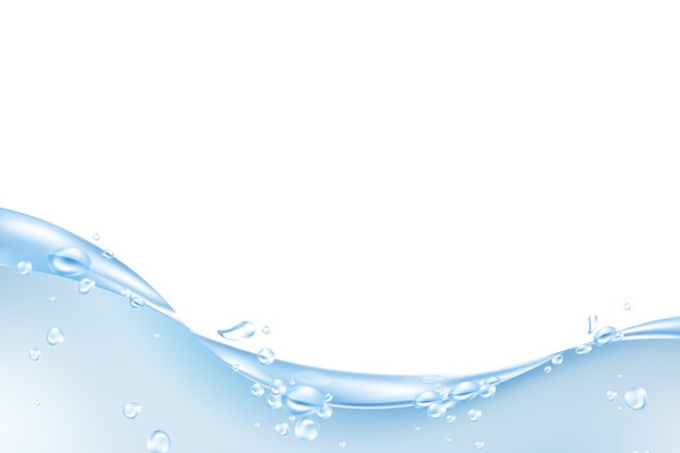 water splash isolated