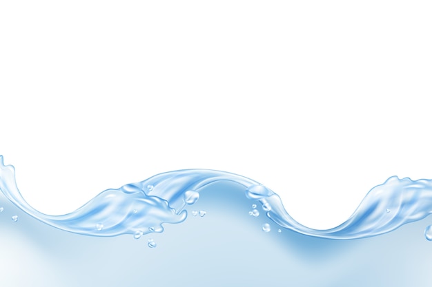 water splash isolated