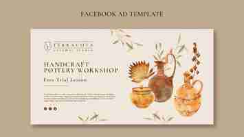 Free PSD watercolor art and craft template