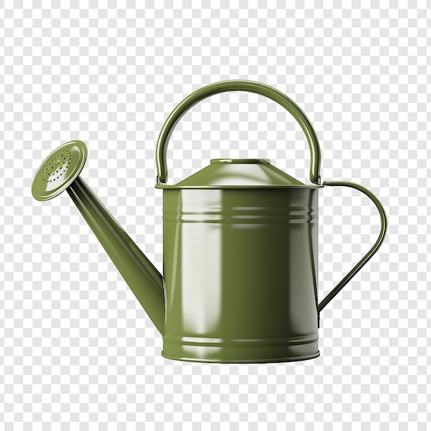 Watering can isolated on transparent background