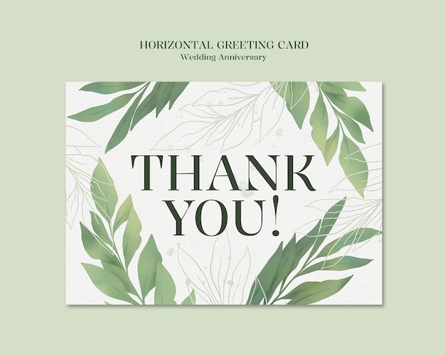 Wedding anniversary template design