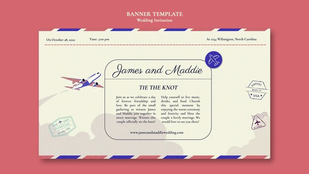 wedding banner template