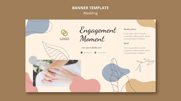 Free PSD wedding banner theme