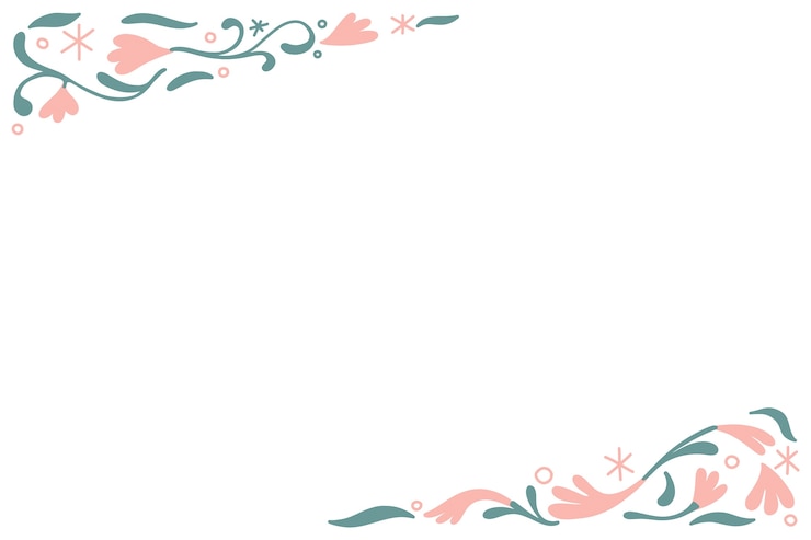 Free PSD wedding border design