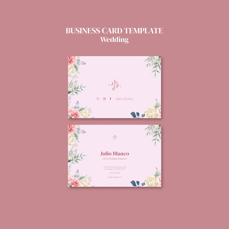 無料PSD 結婚祝いの名刺