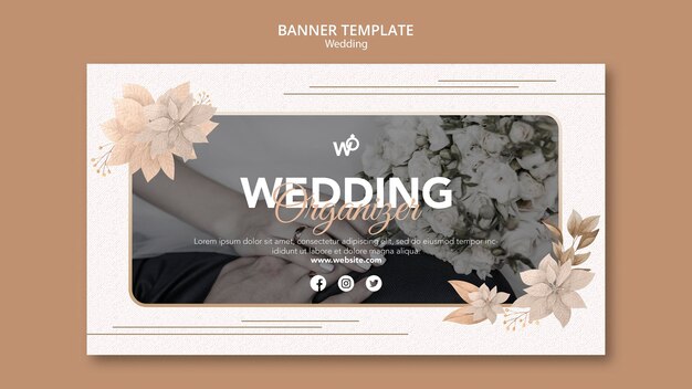 wedding organizer banner template