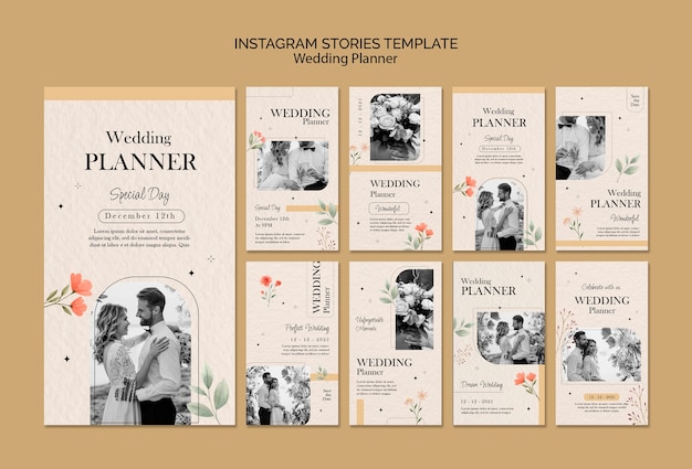 Storie di instagram del wedding planner