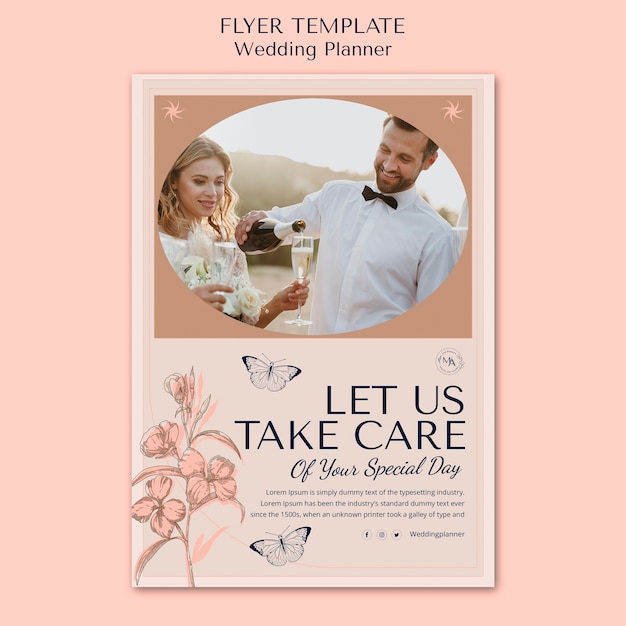 Wedding planner template design