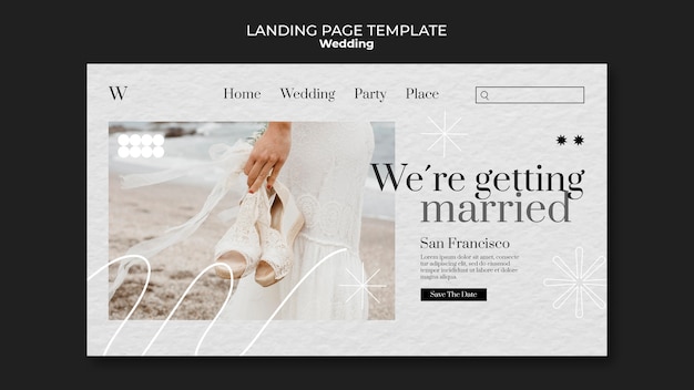 Wedding template design