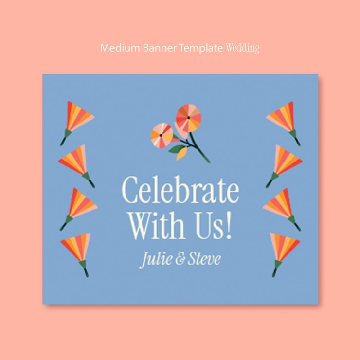 Free PSD wedding template design
