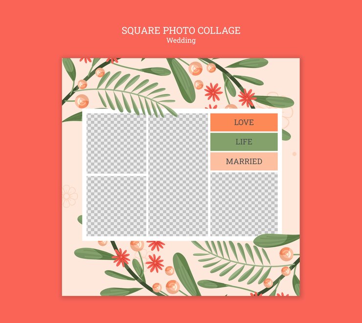Free PSD wedding  template design