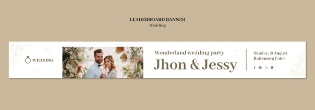 Wedding template design