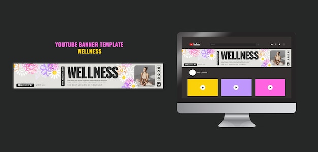 Free PSD wellness  template design