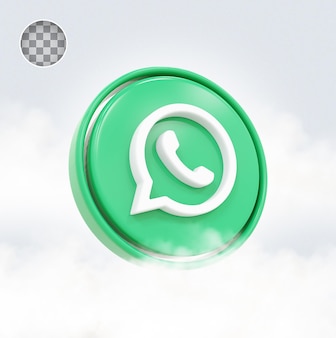 Whatsapp 아이콘 3d
