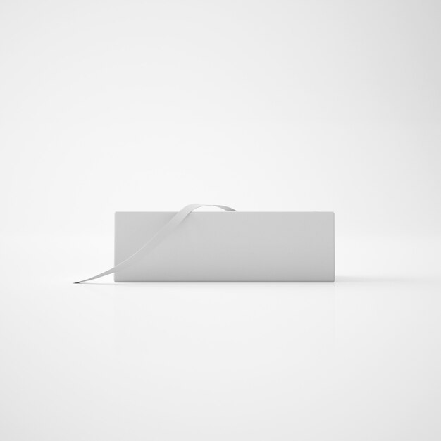 White box with ribbon