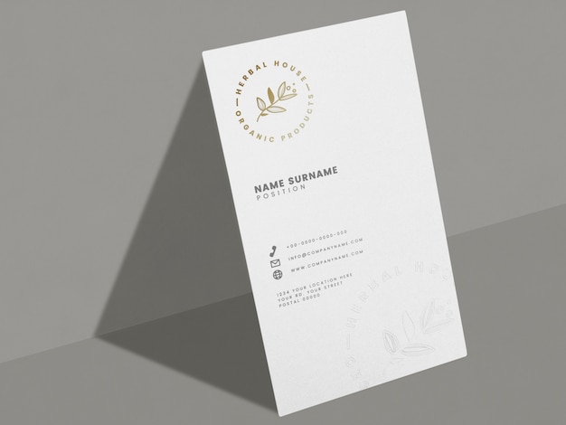 White Business Card – Free PSD Templates – Download for Free