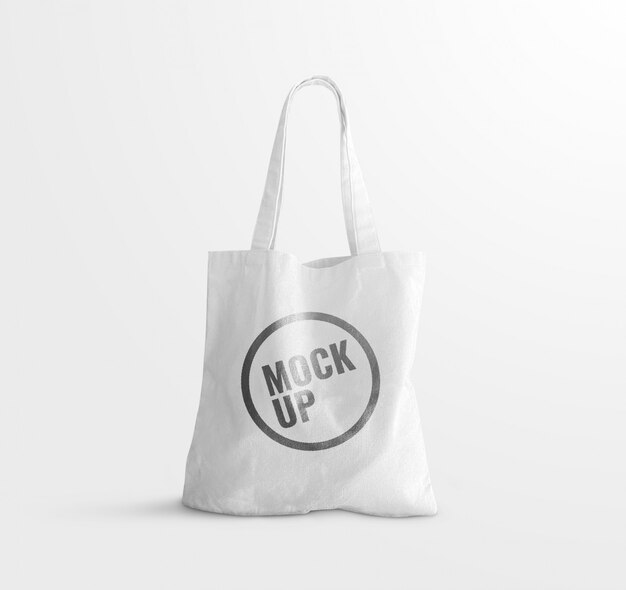 Download Premium PSD | Canvas tote bag mockup template