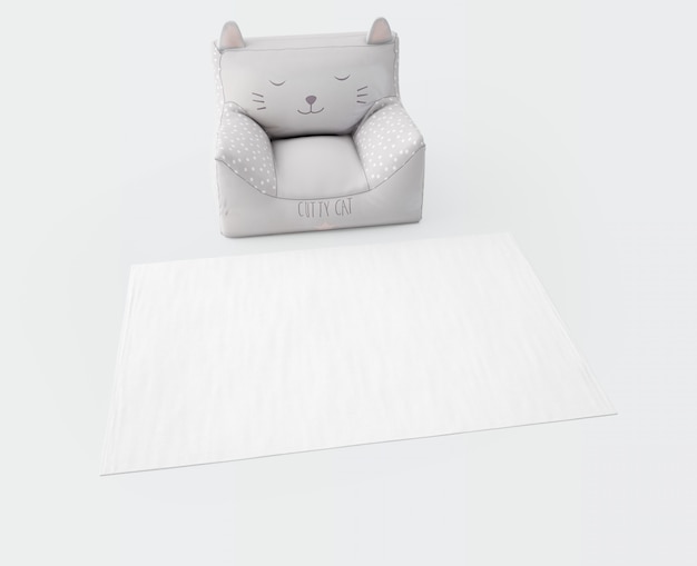 White Carpet and Soft Seat – A Stunning PSD Template for Home Furniture