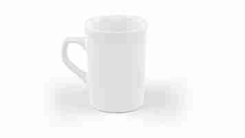 PSD gratuito modello ceramico bianco della tazza isolato