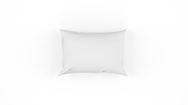 White pillow isolated