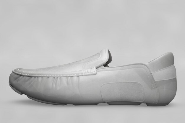 White shoes mockup