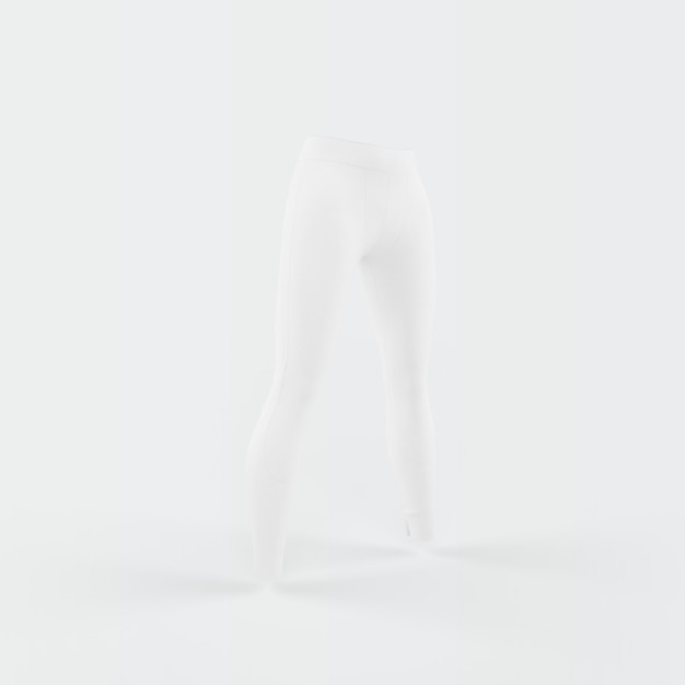 White silhouette of trousers