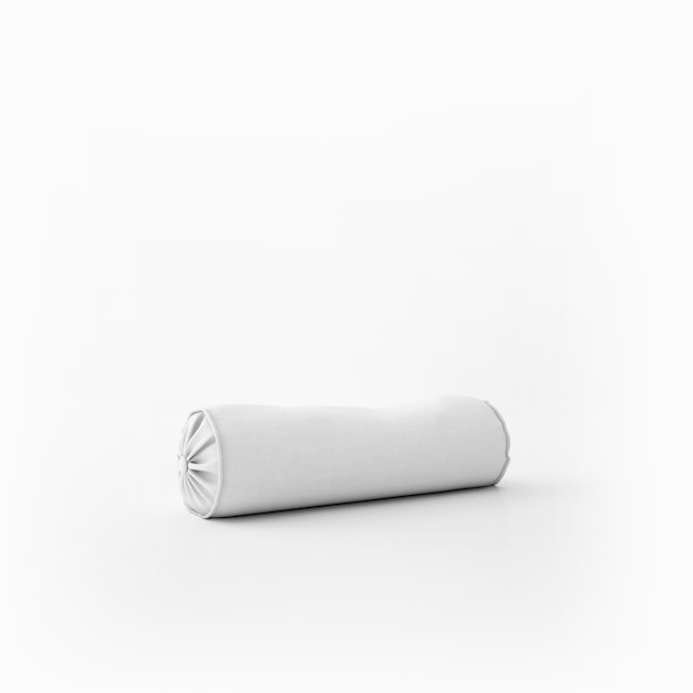 Бесплатный PSD Белая мягкая подушка