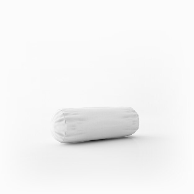 Белая мягкая подушка
