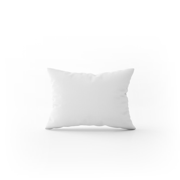 Free PSD white soft pillow