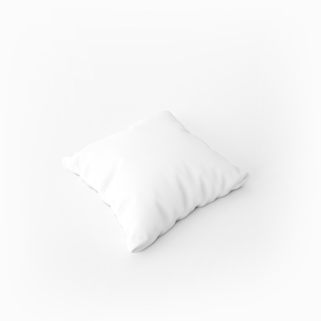 White soft pillow