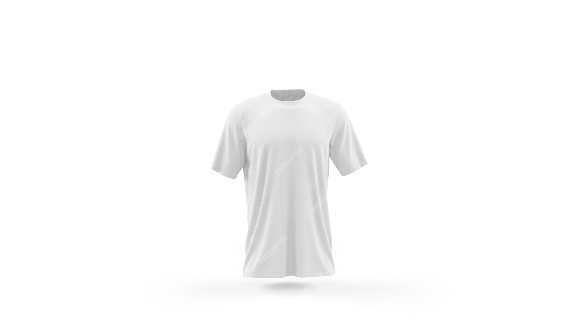 Kammerat mumlende Optimistisk Free PSD | White t-shirt mockup template isolated, front view