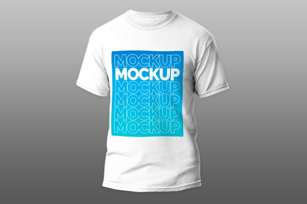 White t-shirt mockup