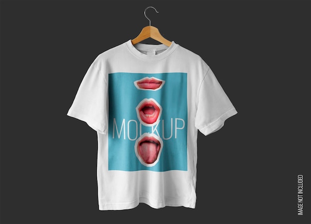 White t-shirt mockup