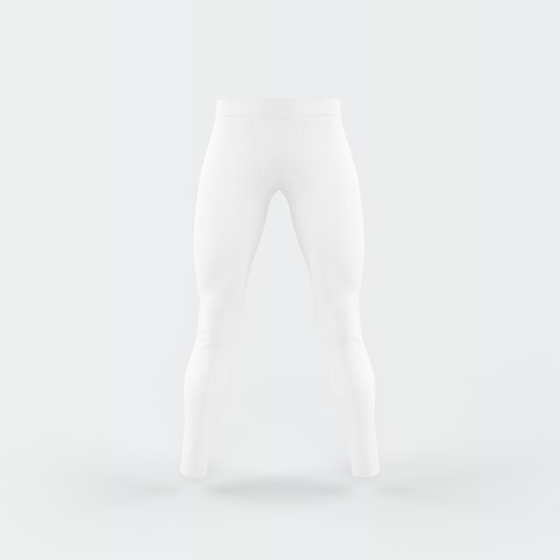 white trousers floating on white