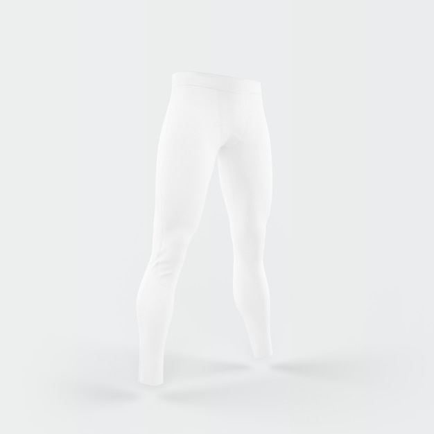 white trousers floating on white