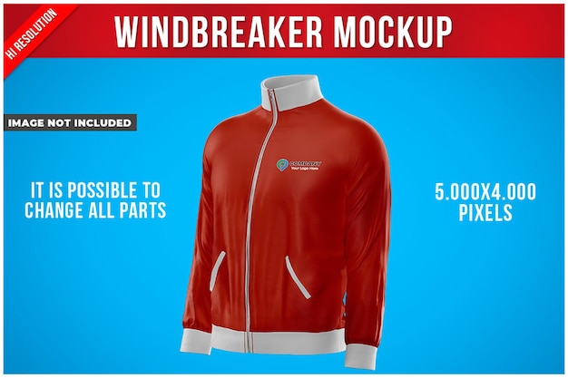 Windbreaker mockup