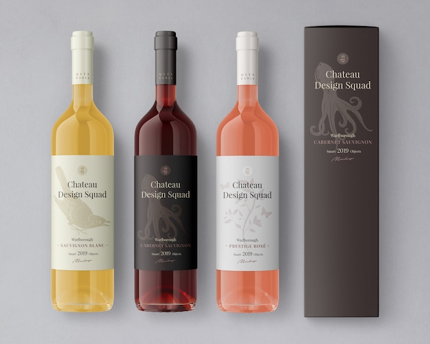 Rose Wine Bottle Psd 20 High Quality Free Psd Templates For Download