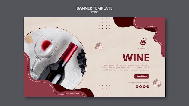 Wine concept template