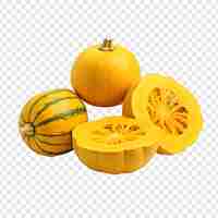 Free PSD winter squash isolated on transparent background